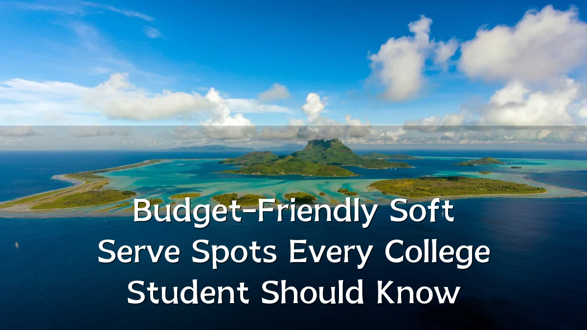 Budget-Friendly Soft Serve Spots Every College Student Should Know