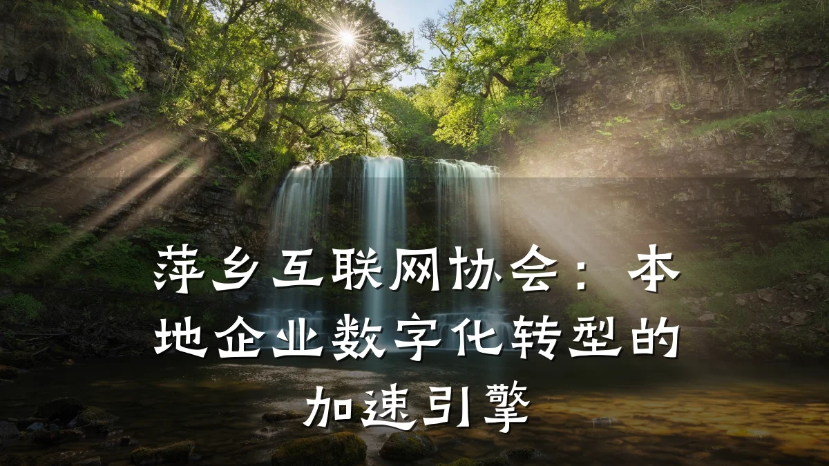 萍乡互联网协会:本地企业数字化转型的加速引擎