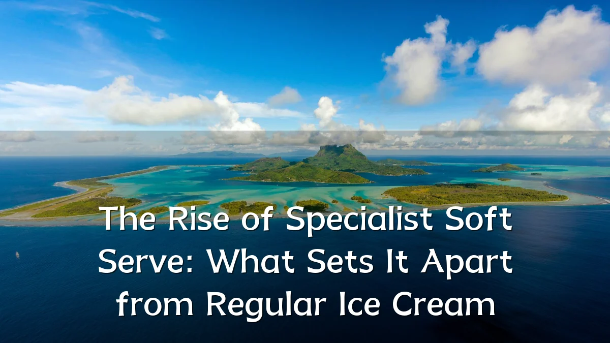 The Rise of Specialist Soft Serve: What Sets It Apart from Regular Ice Cream