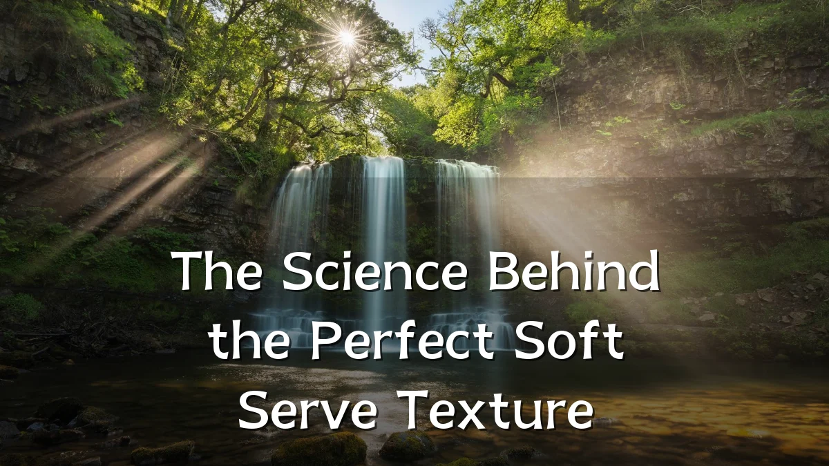 The Science Behind the Perfect Soft Serve Texture