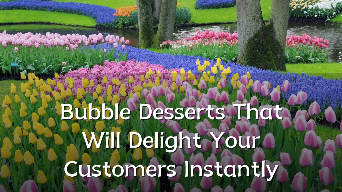 Bubble Desserts That Will Delight Your Customers Instantly