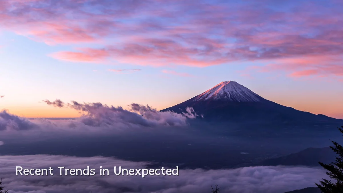 Recent Trends in Unexpected