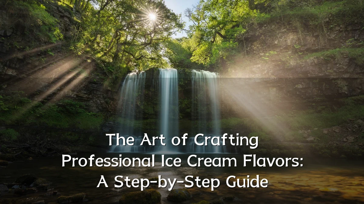 The Art of Crafting Professional Ice Cream Flavors: A Step-by-Step Guide