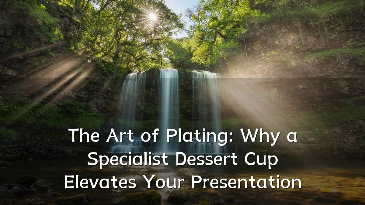 The Art of Plating: Why a Specialist Dessert Cup Elevates Your Presentation