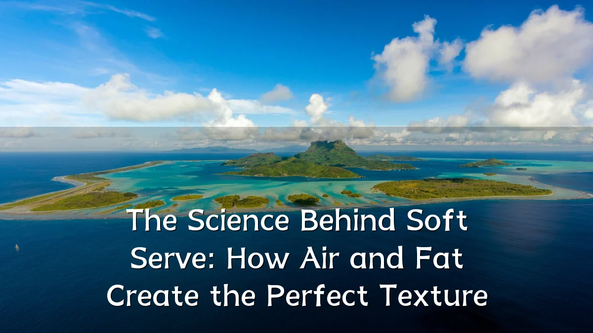 The Science Behind Soft Serve: How Air and Fat Create the Perfect Texture
