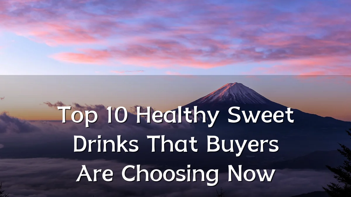 Top 10 Healthy Sweet Drinks That Buyers Are Choosing Now