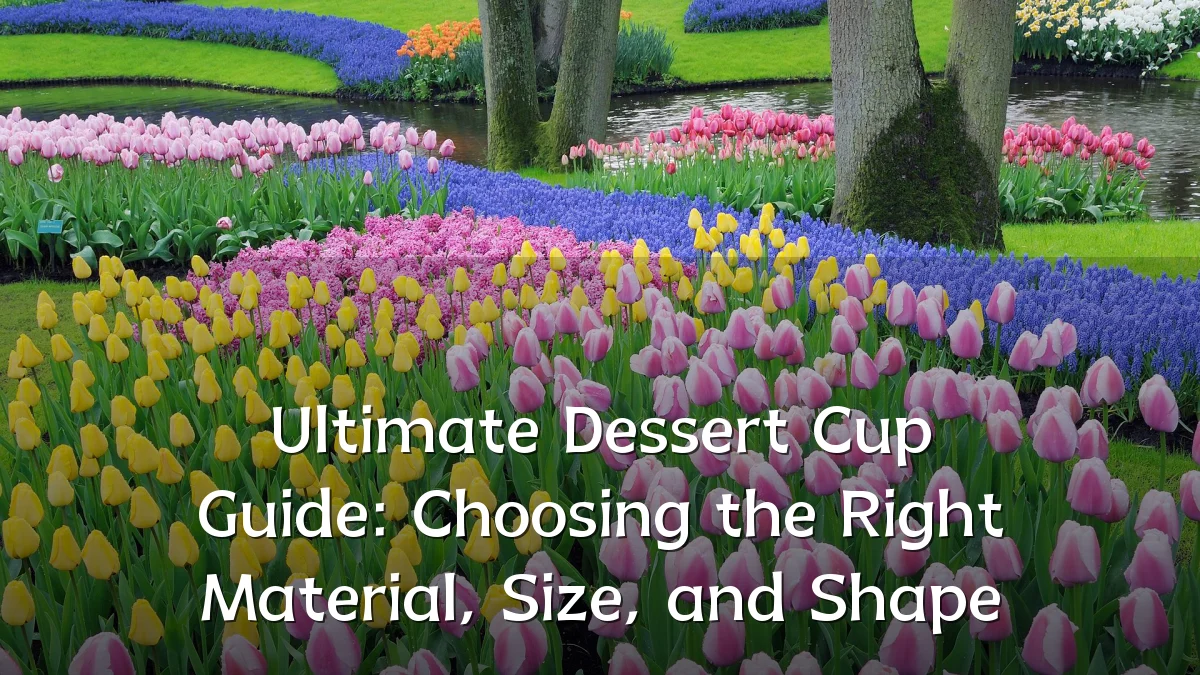Ultimate Dessert Cup Guide: Choosing the Right Material, Size, and Shape