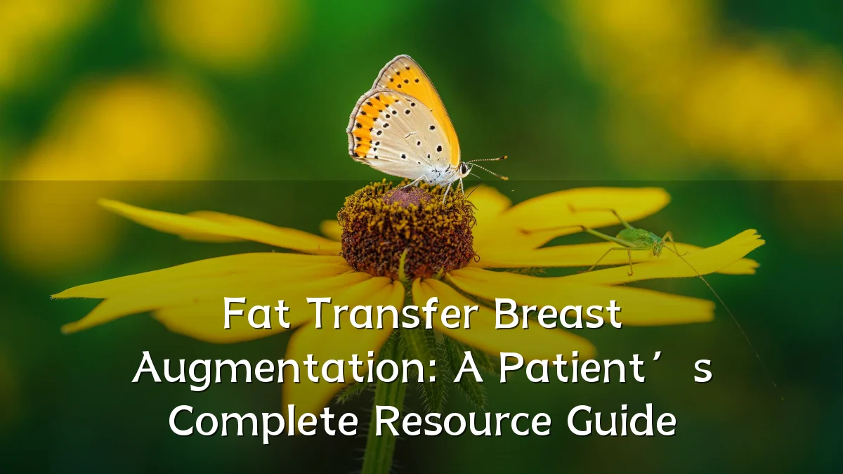 Fat Transfer Breast Augmentation: A Patient’s Complete Resource Guide